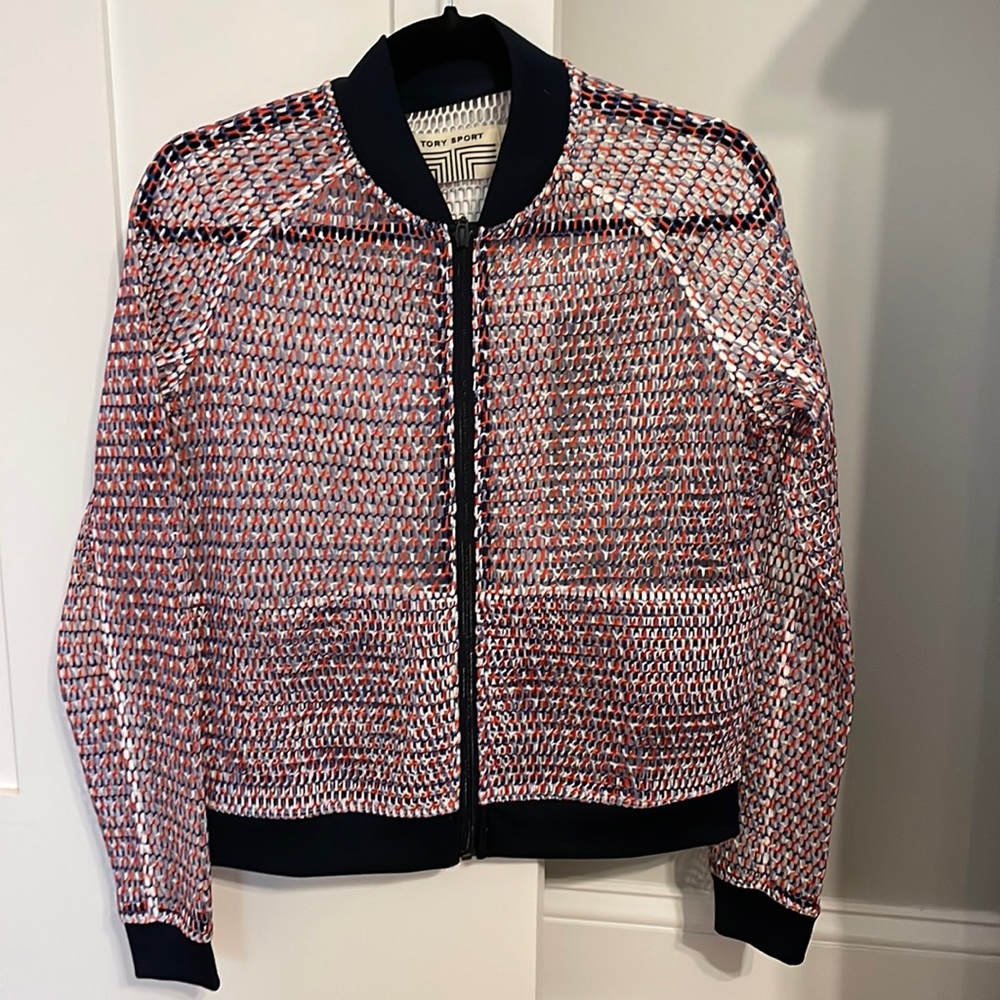Tory Burch Sport mesh jacket